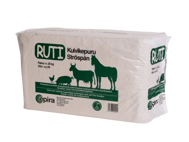 Ruti-Kuivikepuru 25kg kuivikekutteri