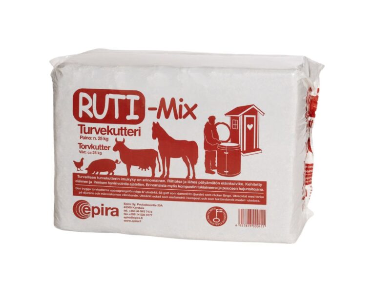 Ruti-Mix turvekutteri kuivikepaali 25kg